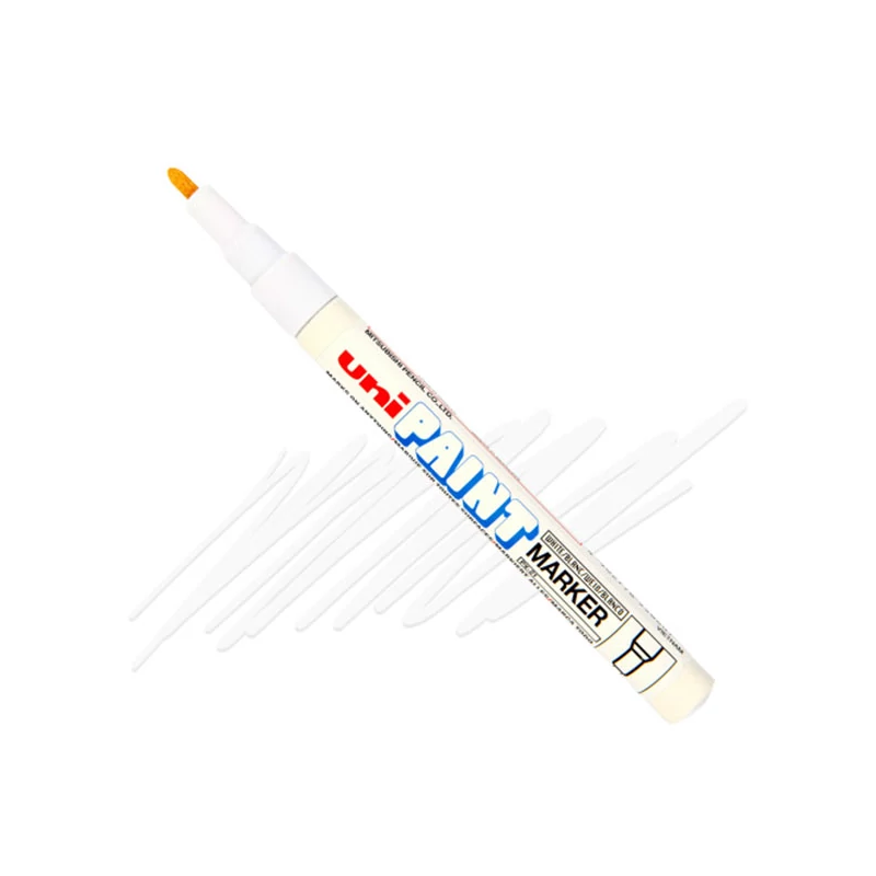 Lakový popisovač na olejovej báze UNI Paint PX-21 - biely, 0,8 - 1,2 mm