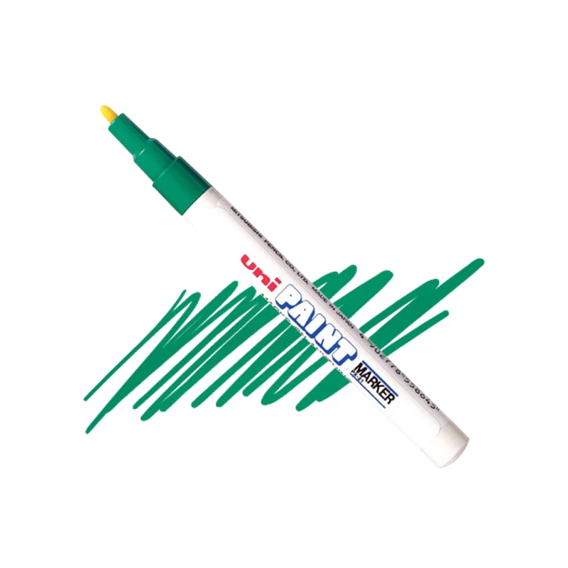 Lakový popisovač na olejovej báze UNI Paint PX-21 - zelený, 0,8 - 1,2 mm