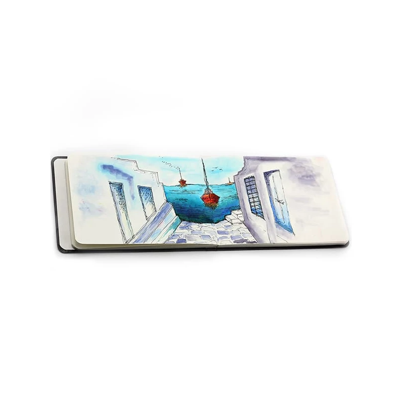 Skicár Viviva Sketchbook Ivory, 240 g, hladký, 64 strán - A5 na šírku