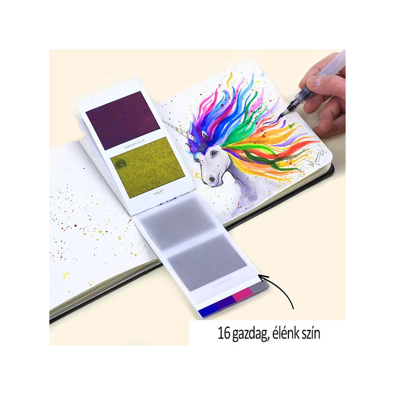 Sada na maľovanie akvarelov Viviva Travel Paint Kit - A5