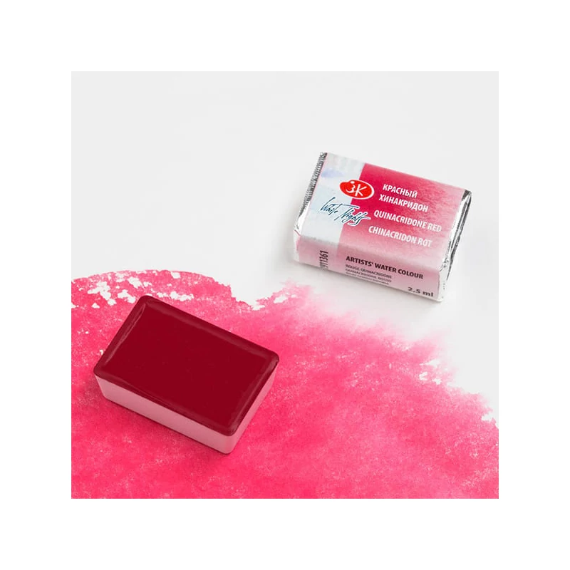 Akvarelová farba v panvičke White Nights, 2,5 ml - 361, quinacridone red