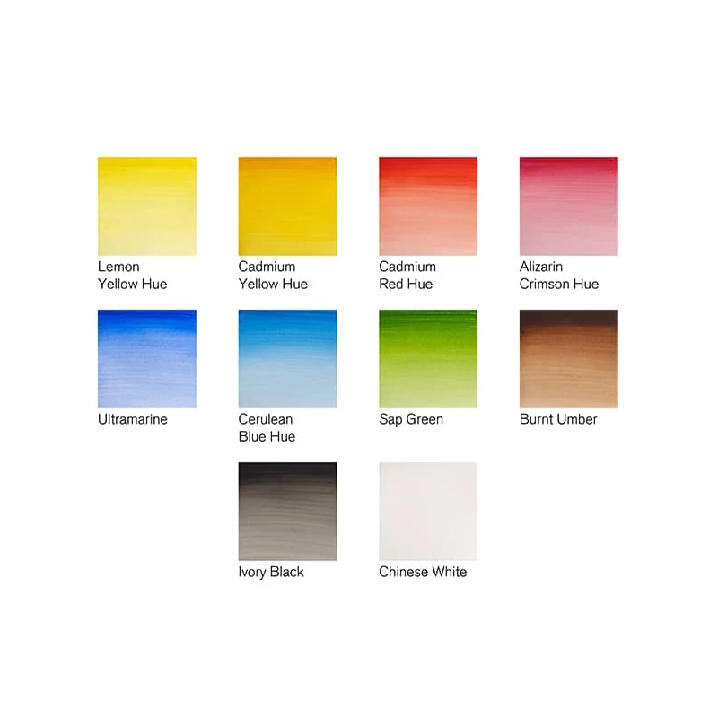 Sada akvarelových farieb Winsor&Newton Cotman  10x8 ml + štetec - Palette