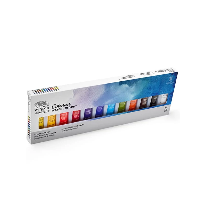 Sada akvarelových farieb Winsor&Newton Cotman,  12x8 ml