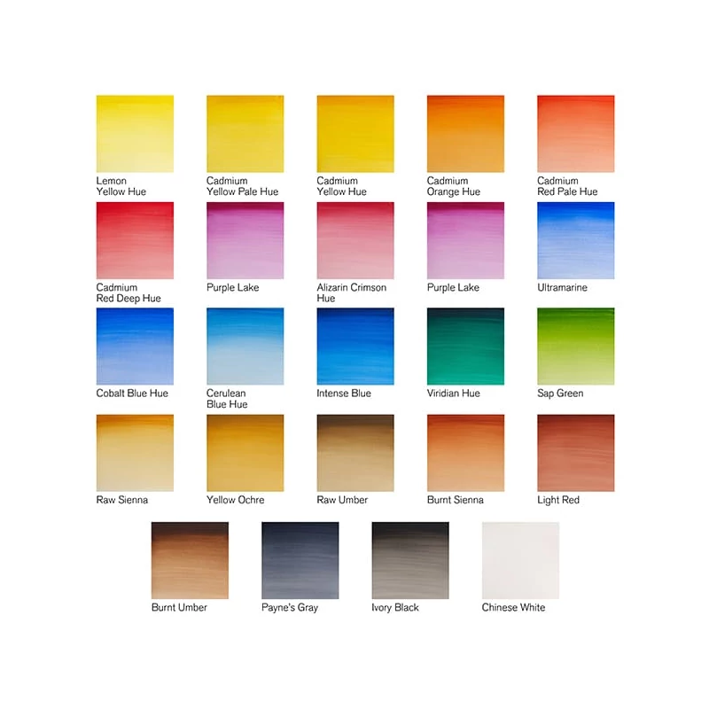 Sada akvarelových farieb Winsor&Newton Cotman Studio, 24 ks