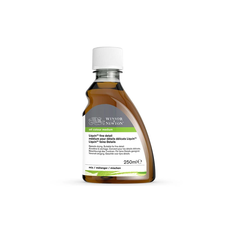 Médium na urýchlenie schnutia olejových farieb Winsor&Newton Liquin fine detail - 250 ml