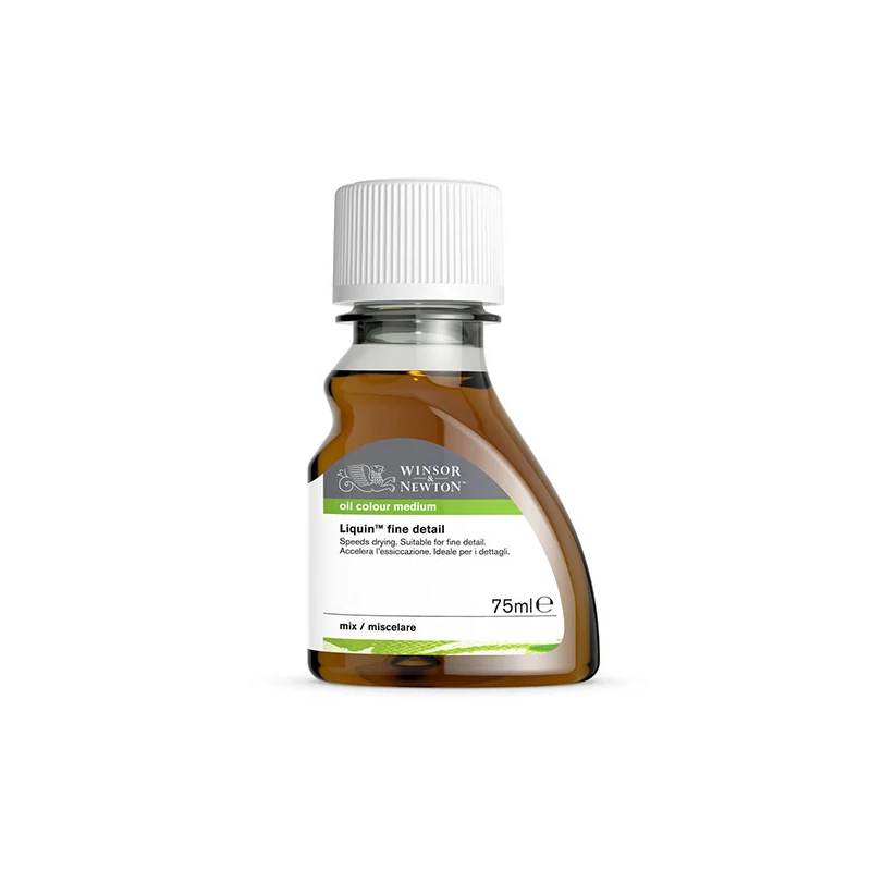 Médium na urýchlenie schnutia olejových farieb Winsor&Newton Liquin fine detail - 75 ml