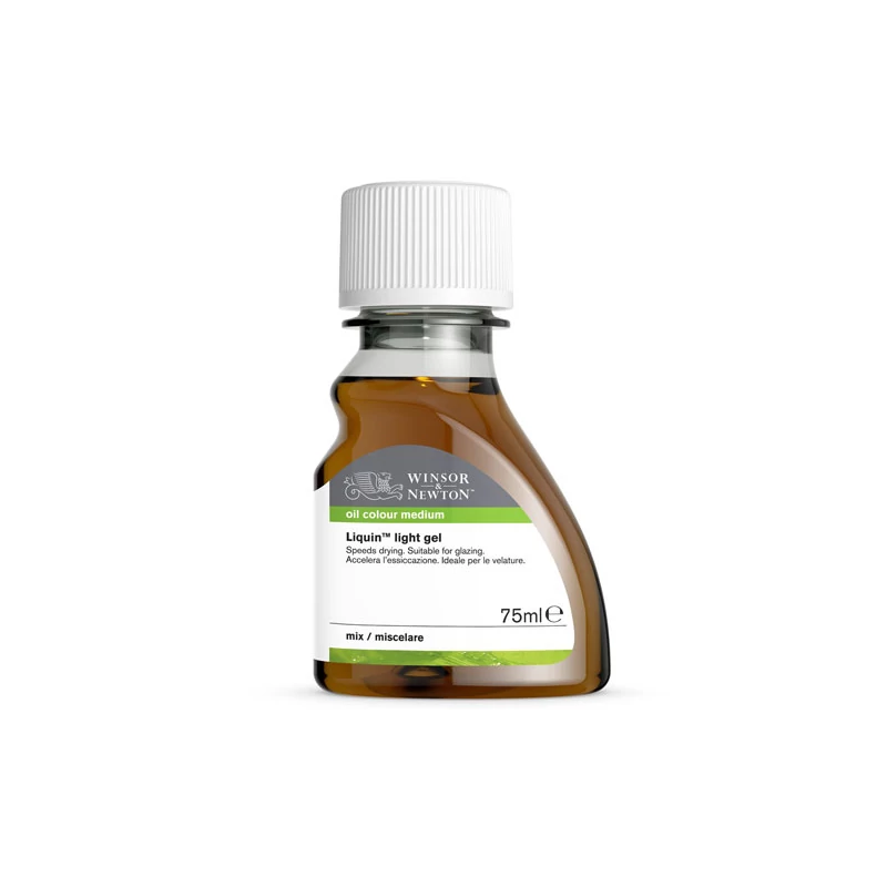 Médium na urýchlenie schnutia olejových farieb Winsor&Newton Liquin light gel - 75 ml