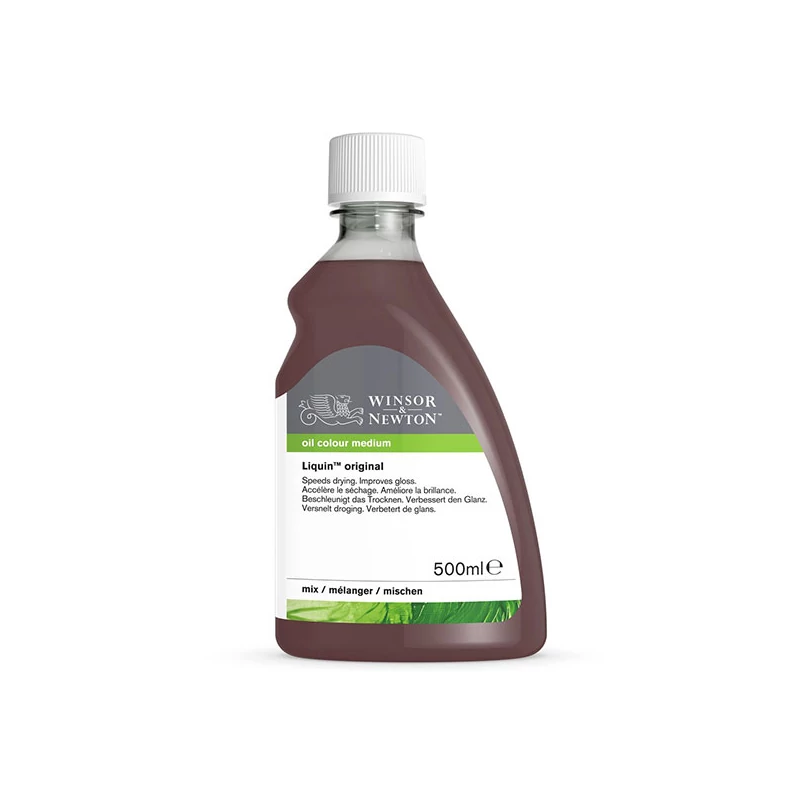 Médium na urýchlenie schnutia olejových farieb Winsor&Newton Liquin original gél - 500 ml